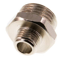 G 1/2'' x G 1/4'' vernickeltes Messing Doppelnippel 16 bar [2 Stück]