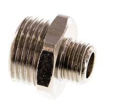 G 1/2'' x G 1/4'' vernickeltes Messing Doppelnippel 16 bar [2 Stück]