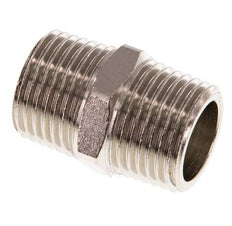 R 1/2'' Nickel plated Brass Double Nipple 16 Bar [2 Pieces]