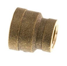 G 3/8'' x G 1/4'' Messing Rundsteckdose 16 bar [2 Stück]