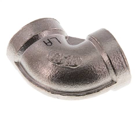Rp 3/8'' Stainless steel 90 deg Elbow Fitting 16 Bar [2 Pieces]