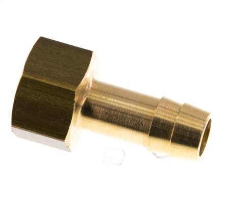 G 1/4'' x 9mm Brass Hose barb 16 Bar [2 Pieces]