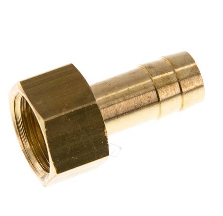 G 1/2'' x 13mm Brass Hose barb 16 Bar [2 Pieces]