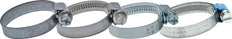 25 - 40 mm Hose Clamp with a Galvanised Steel 9 mm band With Butterfly Handle - Norma [5 Pieces]