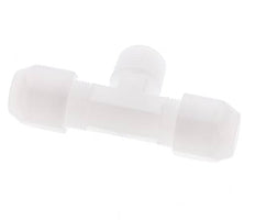8x10 Mm&R3/8'' Pvdf T-Form Tee Schlauchanschluss Mit Außengewinde 10Bar/145Psi