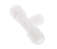8x10 Mm&R3/8'' Pvdf T-Form Tee Schlauchanschluss Mit Außengewinde 10Bar/145Psi