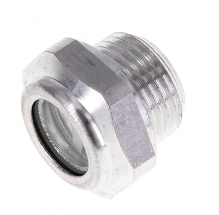 G3/8'' Ölstand-Schauglas mit Reflektor 15bar