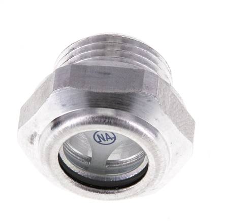 G3/8'' Ölstand-Schauglas mit Reflektor 15bar