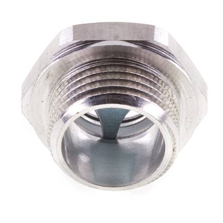 G1/2'' Ölstand-Schauglas mit Reflektor 15bar