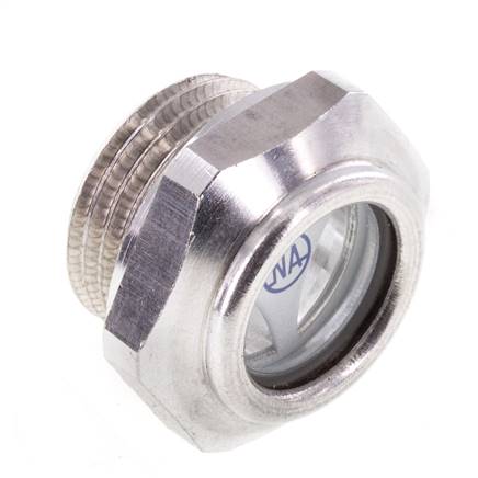 G1/2'' Ölstand-Schauglas mit Reflektor 15bar
