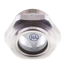 G1/2'' Ölstand-Schauglas mit Reflektor 15bar