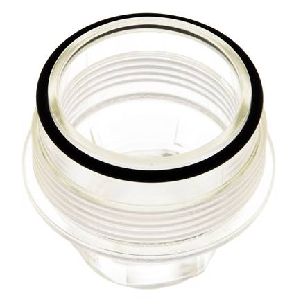 Sieve Bowl Transparent R 1/2'' and R 3/4'' Braukmann