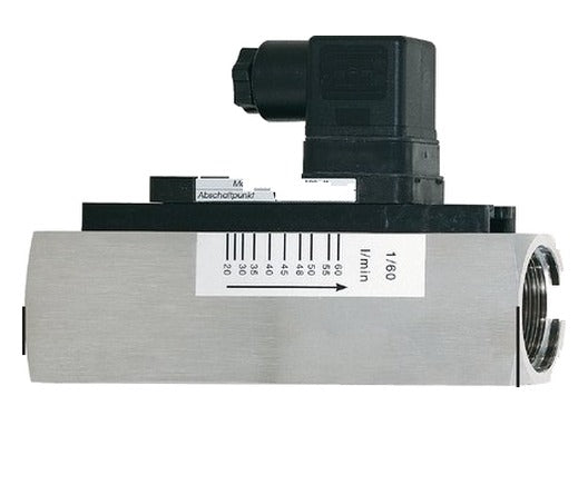 G1'' Edelstahl-Schwebekörper-Strömungsschalter Öl 20-60 l/min 300 bar