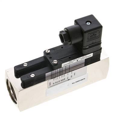 G1'' Messing-Schwebekörper-Strömungsschalter Öl 35-110 l/min 250 bar