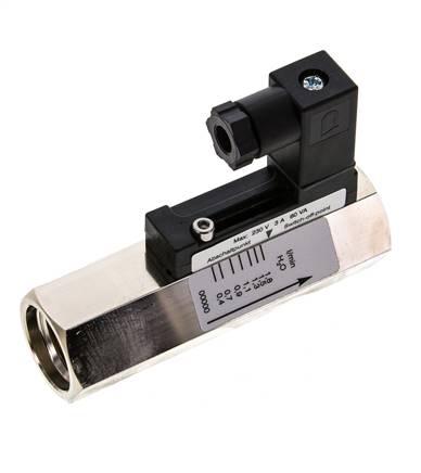 G1/2'' Messing-Schwebekörper-Strömungsschalter Wasser 0.4-1.8 l/min 300 bar