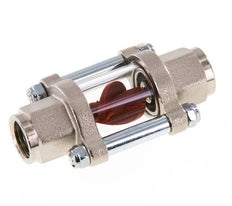 G1/4'' Messing-Strömungsanzeiger mit Flügelrad 0.6-3 l/min 25 bar