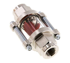 G3/8'' Messing-Strömungsanzeiger mit Flügelrad 1.1-5.5 l/min 25 bar