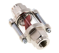 G3/8'' Messing-Strömungsanzeiger mit Flügelrad 1.1-5.5 l/min 25 bar