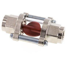 G3/8'' Messing-Strömungsanzeiger mit Flügelrad 1.1-5.5 l/min 25 bar