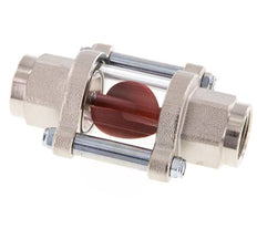 G1/2'' Messing-Strömungsanzeiger mit Flügelrad 1.3-6.3 l/min 25 bar
