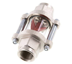 G1/2'' Messing-Strömungsanzeiger mit Flügelrad 1.3-6.3 l/min 25 bar