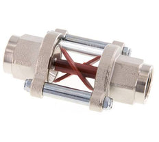 G1/2'' Messing-Strömungsanzeiger mit Flügelrad 1.3-6.3 l/min 25 bar