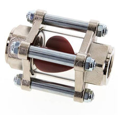 G3/4'' Messing-Strömungsanzeiger mit Flügelrad 1.6-17 l/min 25 bar