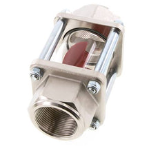 G1 1/2'' Messing-Strömungsanzeiger mit Flügelrad 11-60 l/min 15 bar