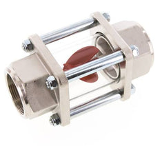 G1 1/2'' Messing-Strömungsanzeiger mit Flügelrad 11-60 l/min 15 bar
