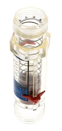 G1'' Kunststoff-Schwebekörper-Durchflussmesser für Wasser 2-20 l/min