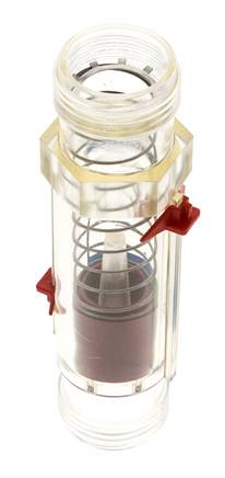 G1'' Kunststoff-Schwebekörper-Durchflussmesser für Wasser 2-20 l/min