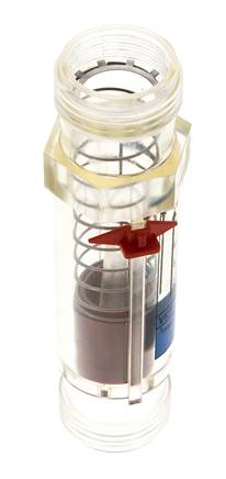 G1'' Kunststoff-Schwebekörper-Durchflussmesser für Wasser 2-20 l/min