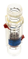 G1'' Kunststoff-Schwebekörper-Durchflussmesser für Wasser 2-20 l/min