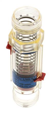 G1'' Kunststoff-Schwebekörper-Durchflussmesser für Wasser 5-35 l/min