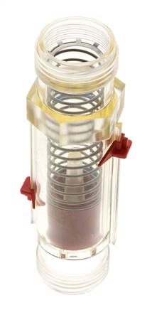 G1'' Kunststoff-Schwebekörper-Durchflussmesser für Wasser 5-35 l/min