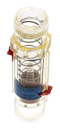 G1'' Kunststoff-Schwebekörper-Durchflussmesser für Wasser 5-50 l/min