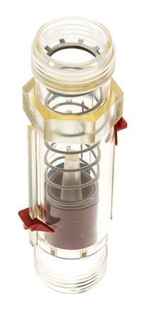 G1'' Kunststoff-Schwebekörper-Durchflussmesser für Wasser 5-50 l/min