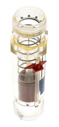 G1'' Kunststoff-Schwebekörper-Durchflussmesser für Wasser 5-50 l/min