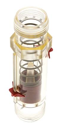 G1'' Kunststoff-Schwebekörper-Durchflussmesser für Wasser 10-80 l/min