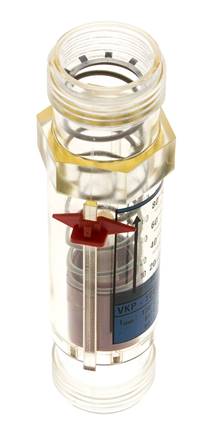 G1'' Kunststoff-Schwebekörper-Durchflussmesser für Wasser 10-80 l/min
