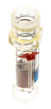 G1'' Kunststoff-Schwebekörper-Durchflussmesser für Wasser 20-100 l/min