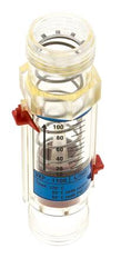 G1'' Kunststoff-Schwebekörper-Durchflussmesser für Wasser 20-100 l/min