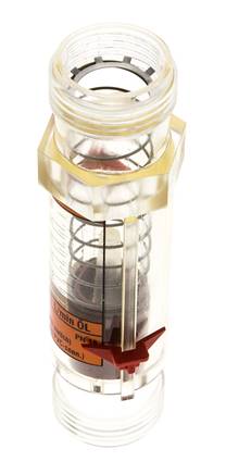 G1'' Kunststoff-Schwebekörper-Durchflussmesser für Öl 100 cSt 1-18 l/min