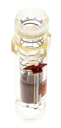 G1'' Kunststoff-Schwebekörper-Durchflussmesser für Öl 100 cSt 1-18 l/min