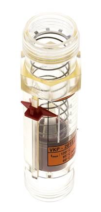 G1'' Kunststoff-Schwebekörper-Durchflussmesser für Öl 100 cSt 1-18 l/min
