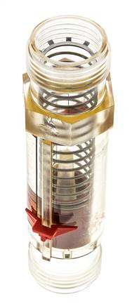 G1'' Kunststoff-Schwebekörper-Durchflussmesser für Öl 100 cSt 2-30 l/min