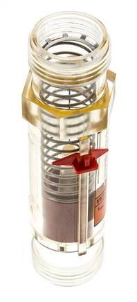 G1'' Kunststoff-Schwebekörper-Durchflussmesser für Öl 100 cSt 2-30 l/min