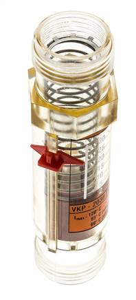 G1'' Kunststoff-Schwebekörper-Durchflussmesser für Öl 100 cSt 2-30 l/min
