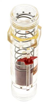 G1'' Kunststoff-Schwebekörper-Durchflussmesser für Öl 100 cSt 5-45 l/min