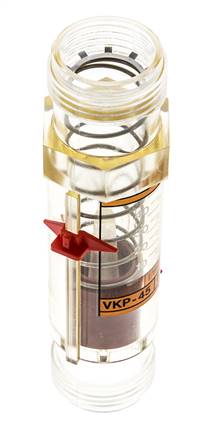 G1'' Kunststoff-Schwebekörper-Durchflussmesser für Öl 100 cSt 5-45 l/min